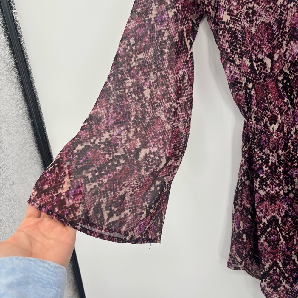 Show Me Your Mumu Python Print Romper - image 2